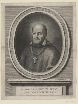 Bildnis des Franciscvs de Sales