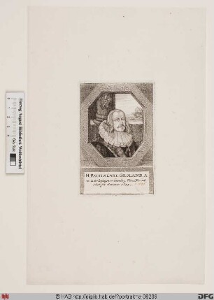 Bildnis Paul Carl Groland(t) (von und zu Erlenstegen und Ödenberg)