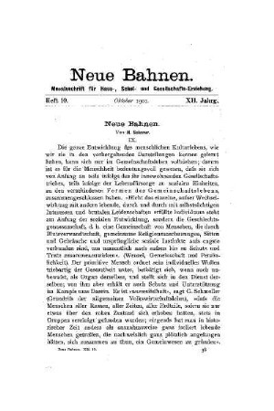 Neue Bahnen : IX.