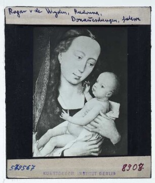 Weyden, Madonna (Donaueschingen, Fürstenbergische Sammlungen)