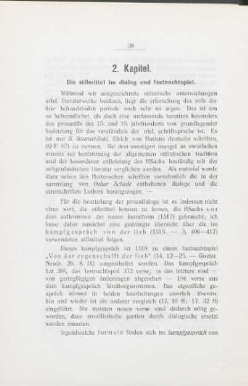2. Kapitel. Die stilmittel im dialog und fastnachtspiel.
