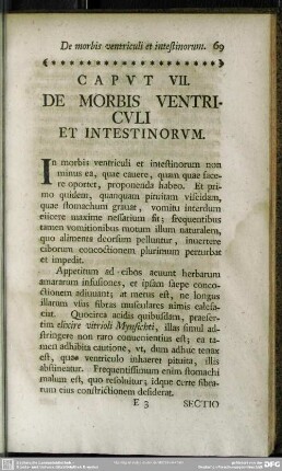 Caput VII. De Morbis Ventriculi Et Intestinorum