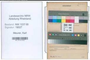 Entnazifizierung Karl Meurer , geb. 01.01.1912 (Sekretaer)