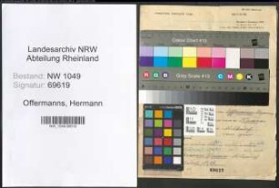 Entnazifizierung Hermann Offermanns , geb. 17.03.1879 (Landwirt)
