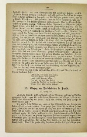 23. Einzug der Verbündeten in Paris (31. März 1814)