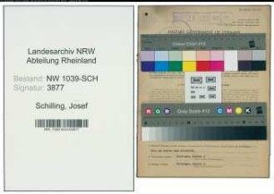 Entnazifizierung Josef Schilling , geb. 09.04.1906 (Landwirt)
