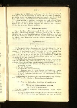 § 16. Cassation von Wahlen.