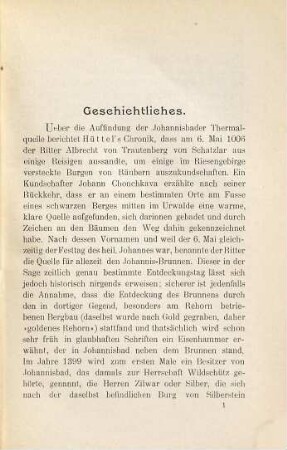 Johannisbad im Riesengebirge, Böhmen : Braumüller's Bade-Bibliothek. (No 99) Mit 14 Zinkegravuren