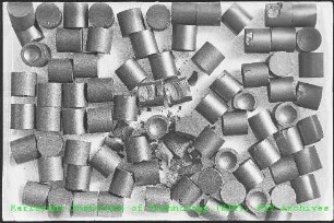 Plutonium(Pu)-Pellets des Instituts für Angewandte Reaktorphysik (IAR)