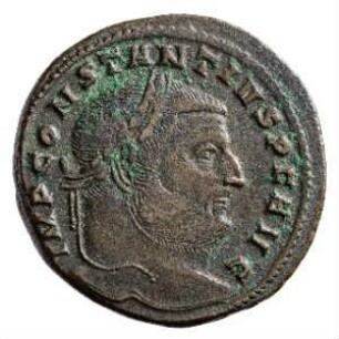 Münze, Follis, 305 - 306 n. Chr.