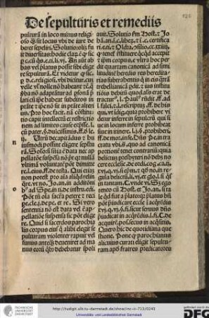 Utrum decapitandus et huiusmodi possint eligere sepulturam.