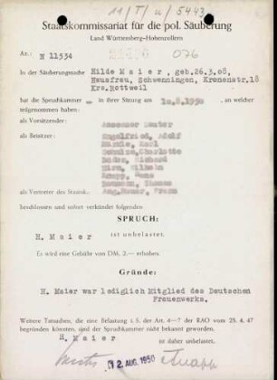 Maier, Hilde