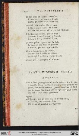 Canto vigesimo terzo