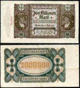 Reichsbanknote 2 Millionen Mark