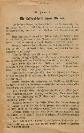 247. Kapitel. Die Leidenschaft eines Weibes