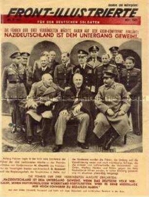 Illustrierte sowjetische Kriegszeitung für Soldaten der Wehrmacht und Kriegsgefangene u.a. zur Krim-Konferenz