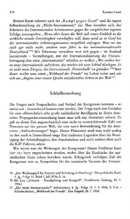 Schlußbemerkung