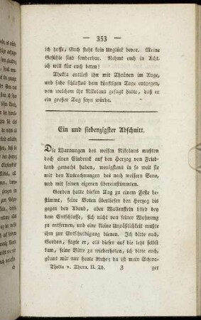 Ein und siebenzigster Abschnitt.