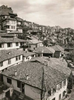 Bulgarien. Weliko Tarnowo (Tirnowo, Tirnovo). Stadtansicht