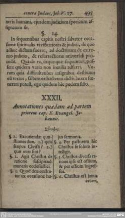 XXXII. Annotationes quaedam ad partem priorem cap. X. Evangel. Johannis