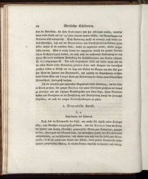 I. Geographische Umrisse