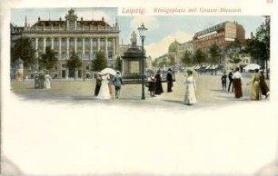 Leipzig: Königsplatz mit Grassi-Museum