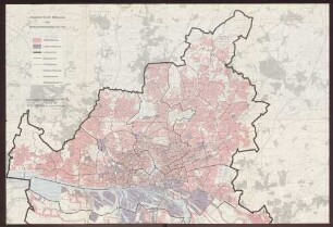 Grundkarte der Bebauung und Wahlbezirkseinteilung 1978