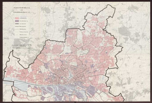 Grundkarte der Bebauung und Wahlbezirkseinteilung 1978