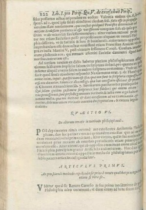 Qvæstio VI. De aliorum erratis in methodo philosophandi.