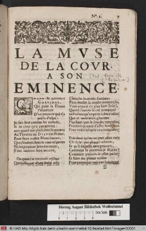 La Muse de la cour