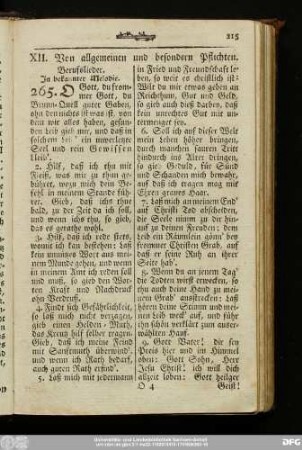 XII. Von allgemeinen und besondern Pflichten.