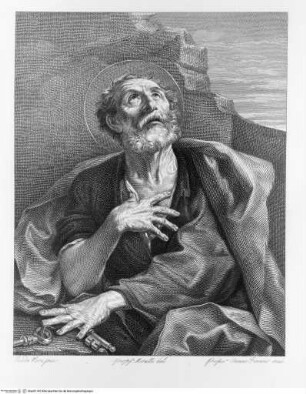La Reale Galleria di Torino illustrataBand 4.Tafel CXXX.: Die Reue des Petrus - Volume IVTafel CXXX.: San Pietro Pentito