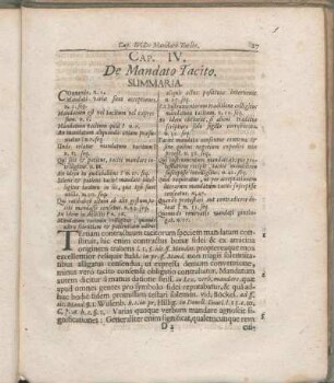 Cap. IV. De Mandato Tacito.