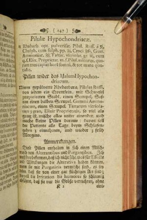 Pilulæ Hypochondriacæ.