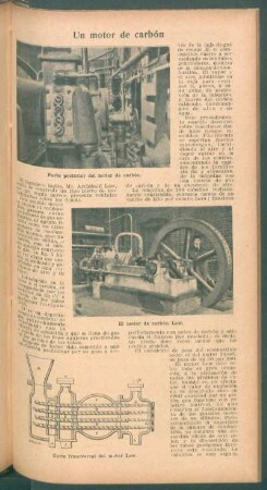 Un motor de carbón