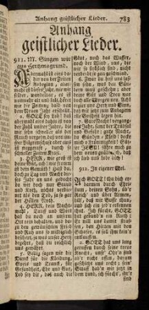 783-794, Anhang geistlicher Lieder