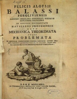 Nova mechanica theoremata atque problemata