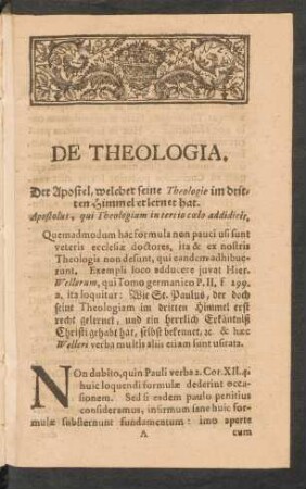 De Theologia