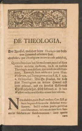 De Theologia