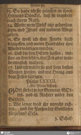 Psalm LXXXII