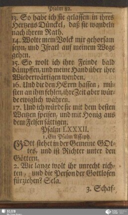 Psalm LXXXII