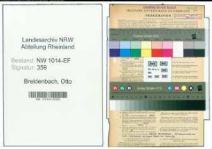 Entnazifizierung Otto Breidenbach , geb. 01.04.1891 (Dreher)