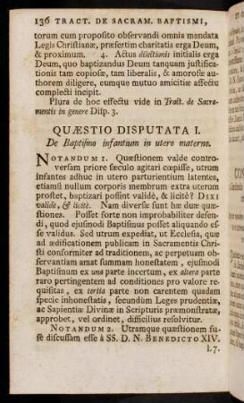 136-137, Quaestio disputata I.