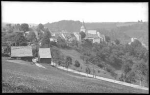Lauenstein. Blick auf Lauenstein