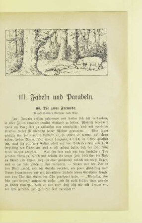 III. Fabeln und Parabeln