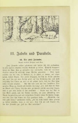 III. Fabeln und Parabeln