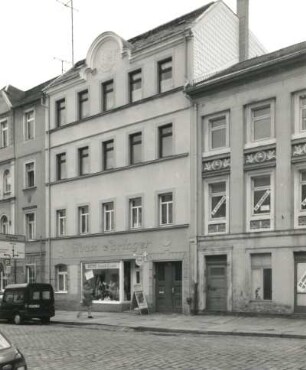 Mittweida, Rochlitzer Straße 71. Wohnhaus mit Ladeneinbau (um 1910)