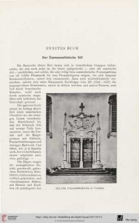 Zweites Buch: Der Emmanuelinische Stil
