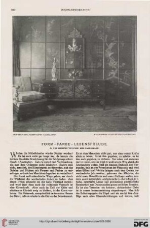 32: Form, Farbe, Lebensfreude : zu den Arbeiten von Prof. Emil Fahrenkamp