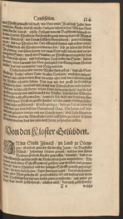 Von den Kloster Gelübden.